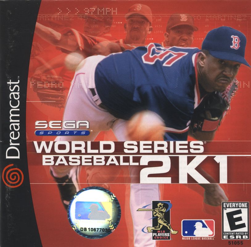 World Series Baseball 2K1 box art for Sega Dreamcast